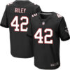 Nike Atlanta Falcons #42 Duke Riley Black Alternate Men’s Stitched NFL Elite Jersey