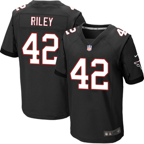 Nike Atlanta Falcons #42 Duke Riley Black Alternate Men’s Stitched NFL Elite Jersey