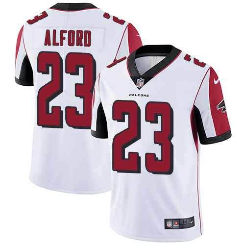 Nike Atlanta Falcons #23 Robert Alford White Men’s Stitched NFL Vapor Untouchable Limited Jersey