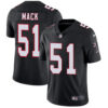 Nike Atlanta Falcons #51 Alex Mack Black Alternate Men’s Stitched NFL Vapor Untouchable Limited Jersey