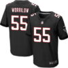 Men’s Atlanta Falcons #55 Paul Worrilow Black Alternate NFL Nike Elite Jersey