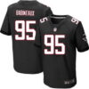 Men’s Atlanta Falcons #95 Jonathan Babineaux Black Alternate NFL Nike Elite Jersey