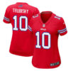 Buffalo Bills #10 Mitch Trubisky Team Alternate Jersey – Red