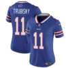 Buffalo Bills #11 Mitch Trubisky Blue Vapor Stitched Football Jerseyrun Small