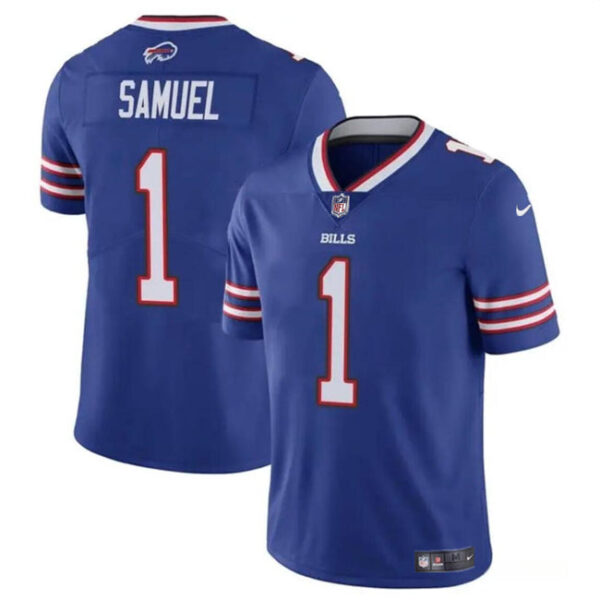 Buffalo Bills #1 Curtis Samuel Blue Vapor Untouchable Limited Stitched Jersey
