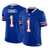 Buffalo Bills #1 Curtis Samuel Blue 2024 FUSE Vapor Untouchable Limited Stitched Jersey