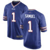 Buffalo Bills #1 Curtis Samuel Nike Royal Team Color Vapor Limited Jersey