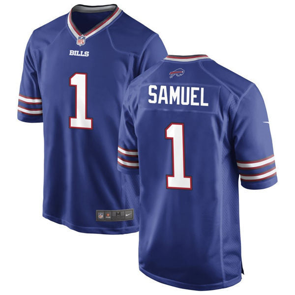Buffalo Bills #1 Curtis Samuel Nike Royal Team Color Vapor Limited Jersey