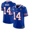 Buffalo Bills #14 Stefon Diggs Blue 2023 FUSE With 3-Star C Ptach And John Madden Jersey