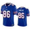 Buffalo Bills #86 Dalton Kincaid Blue 2023 FUSE Vapor Untouchable Limited Stitched Football Jersey