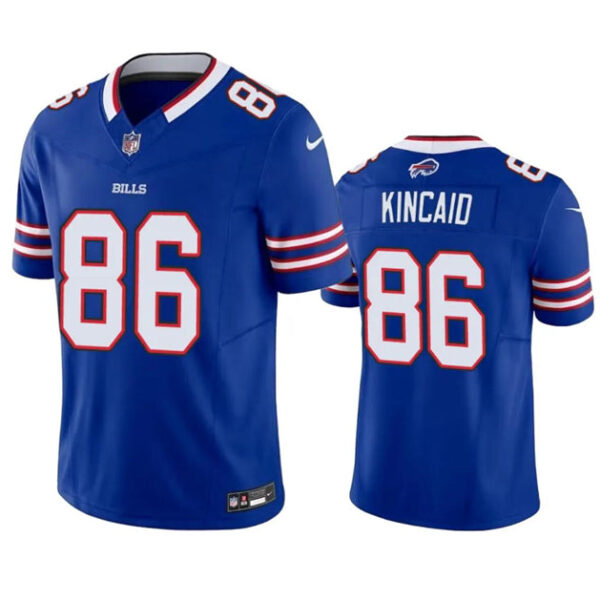 Buffalo Bills #86 Dalton Kincaid Blue 2023 FUSE Vapor Untouchable Limited Stitched Football Jersey