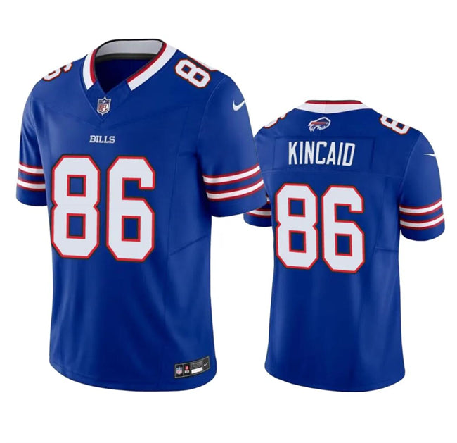 Buffalo Bills #86 Dalton Kincaid Blue 2023 FUSE Vapor Untouchable Limited Stitched Football Jersey