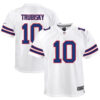 Buffalo Bills #10 Mitch Trubisky Team Alternate Jersey – White 1
