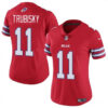 Buffalo Bills #11 Mitch Trubisky Red Vapor Stitched Football Jerseyrun Small