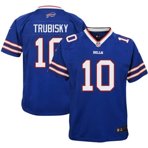 Buffalo Bills #10 Mitch Trubisky Team Alternate Jersey – Royal 1