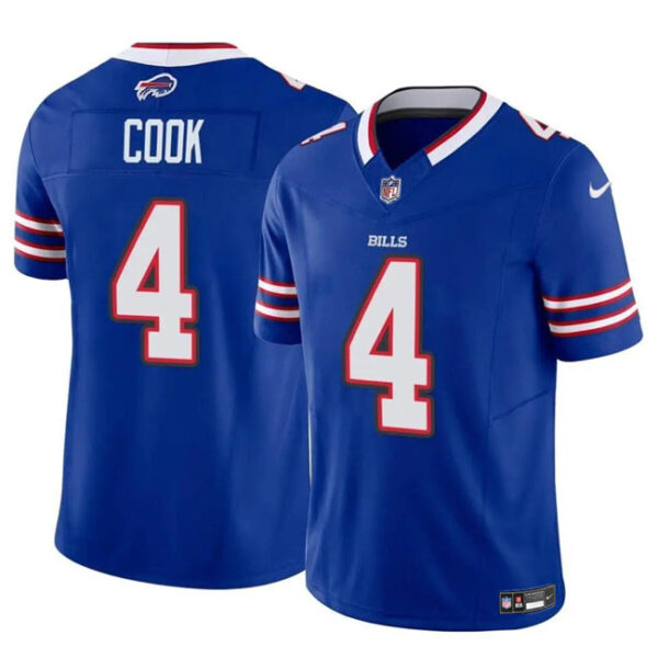 Buffalo Bills #4 James Cook Blue 2023 FUSE Vapor Untouchable Limited Stitched Football Jersey