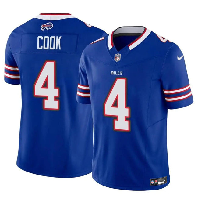 Buffalo Bills #4 James Cook Blue 2023 FUSE Vapor Untouchable Limited Stitched Football Jersey