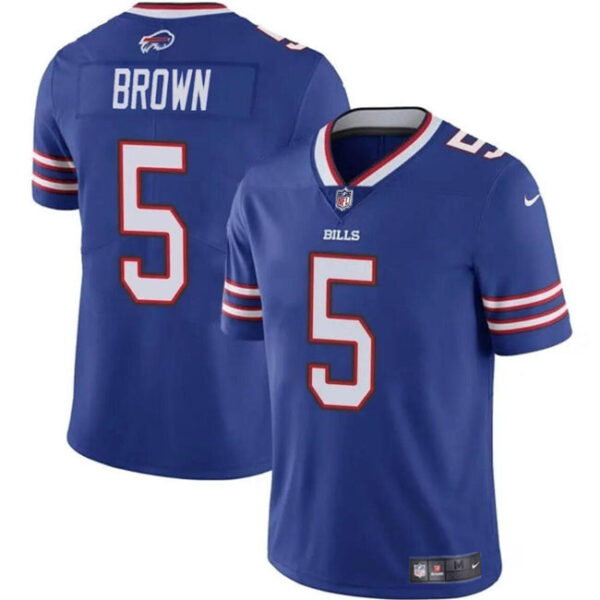 Buffalo Bills #5 Anthony Brown Blue 2024 Vapor Untouchable Limited Jersey