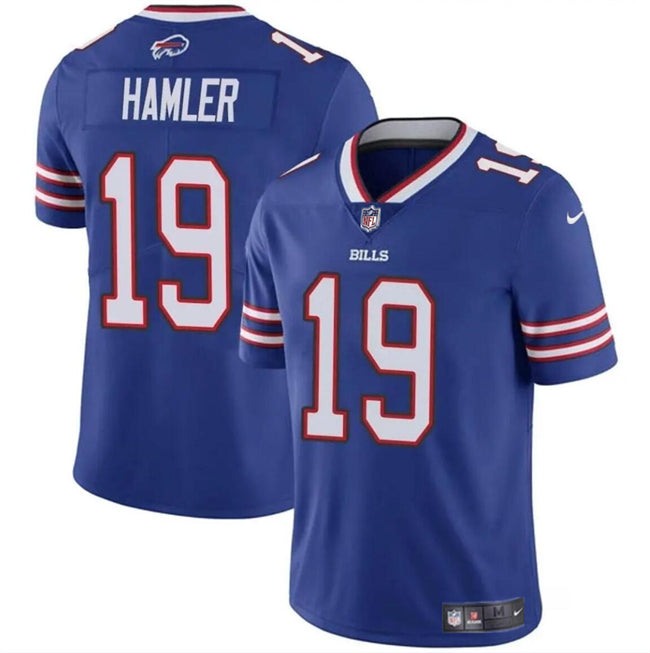 Buffalo Bills #19 KJ Hamler Blue Vapor Untouchable Limited Stitched Jersey