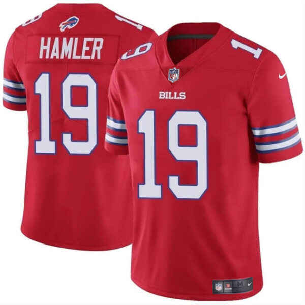 Buffalo Bills #19 KJ Hamler Red Vapor Untouchable Limited Stitched Jersey