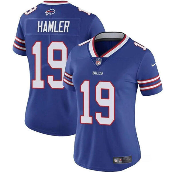 Buffalo Bills #19 KJ Hamler Blue Vapor Stitched Football Jersey