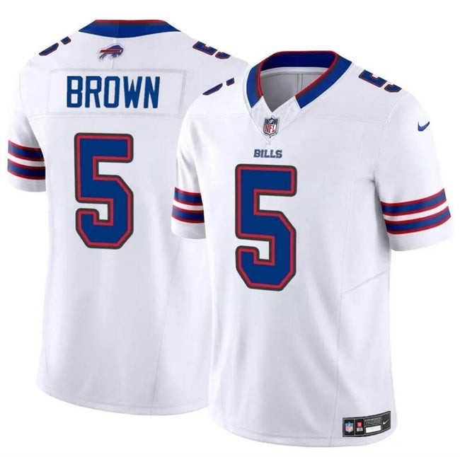 Buffalo Bills #5 Anthony Brown White 2024 FUSE Vapor Untouchable Jersey