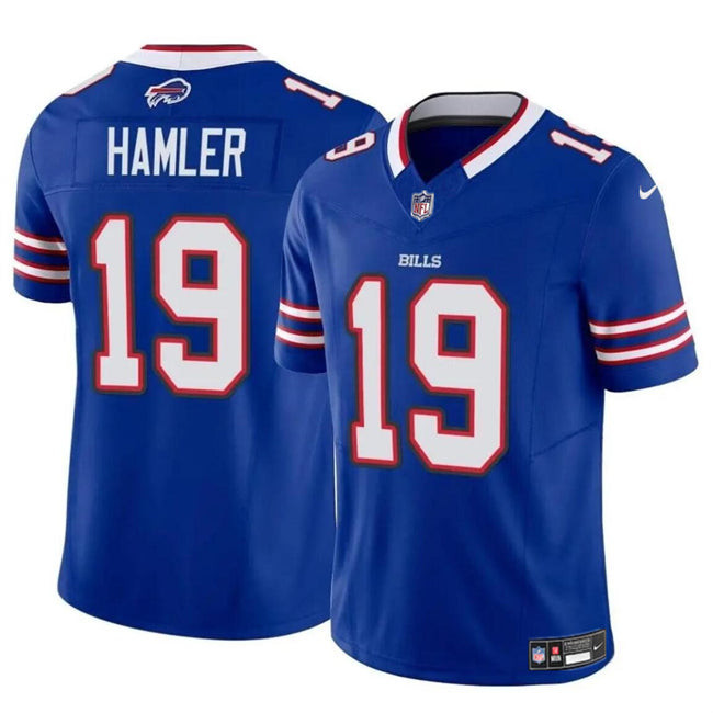 Buffalo Bills #19 KJ Hamler Blue 2024 FUSE Vapor Untouchable Limited Stitched Jersey