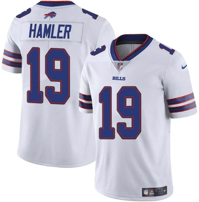 Buffalo Bills #19 KJ Hamler White Vapor Untouchable Limited Stitched Jersey