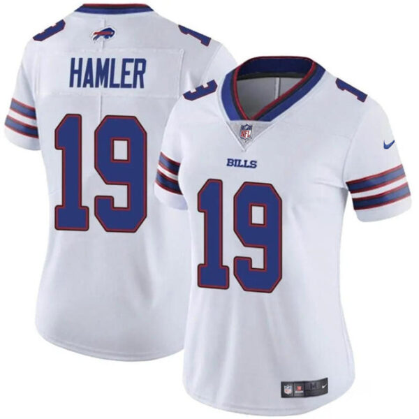 Buffalo Bills #19 KJ Hamler White Vapor Stitched Football Jersey