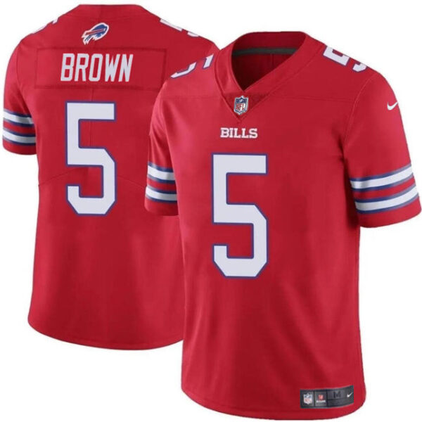 Buffalo Bills #5 Anthony Brown Red 2024 Vapor Untouchable Limited Jersey