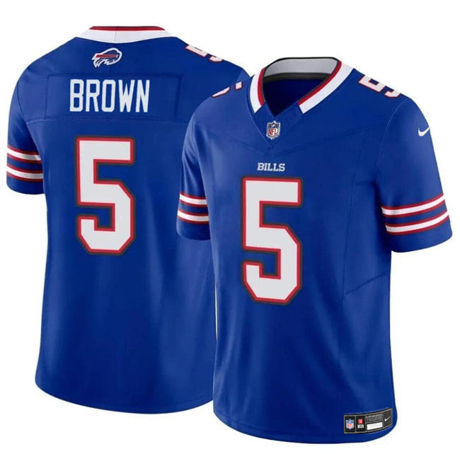 Buffalo Bills #5 Anthony Brown Blue 2024 FUSE Vapor Untouchable Jersey