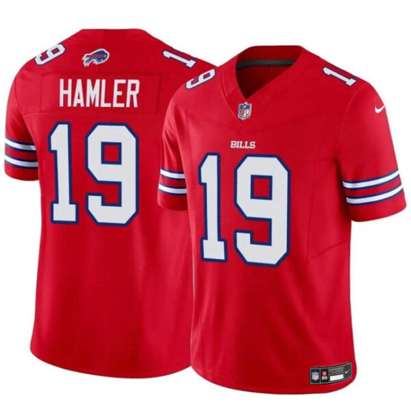 Buffalo Bills #19 KJ Hamler Red 2024 FUSE Vapor Untouchable Limited Stitched Jersey