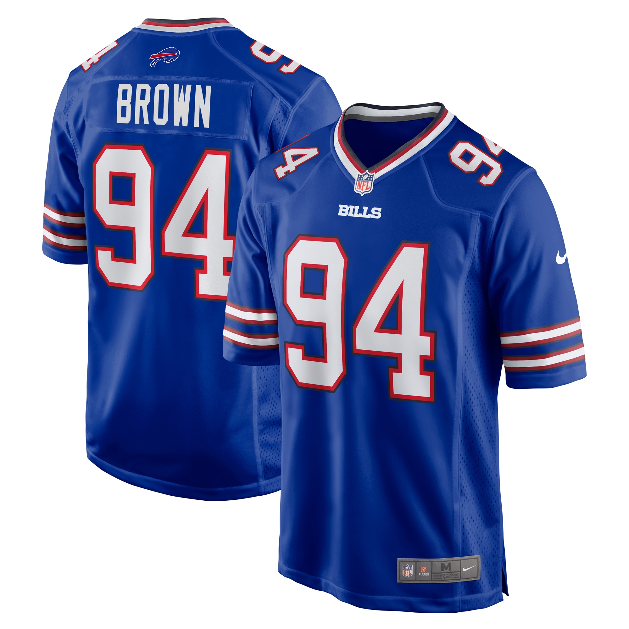 Andrew Brown Buffalo Bills Nike Game Jersey Royal