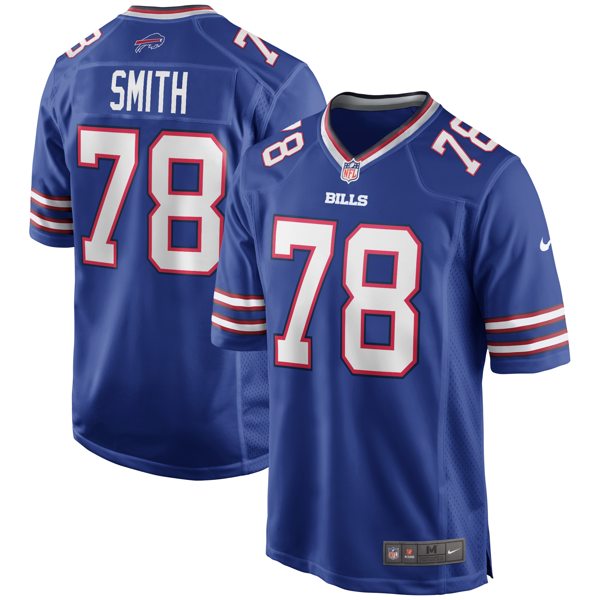 Bruce Smith Buffalo Bills Nike Game Retired Player Jersey Royal