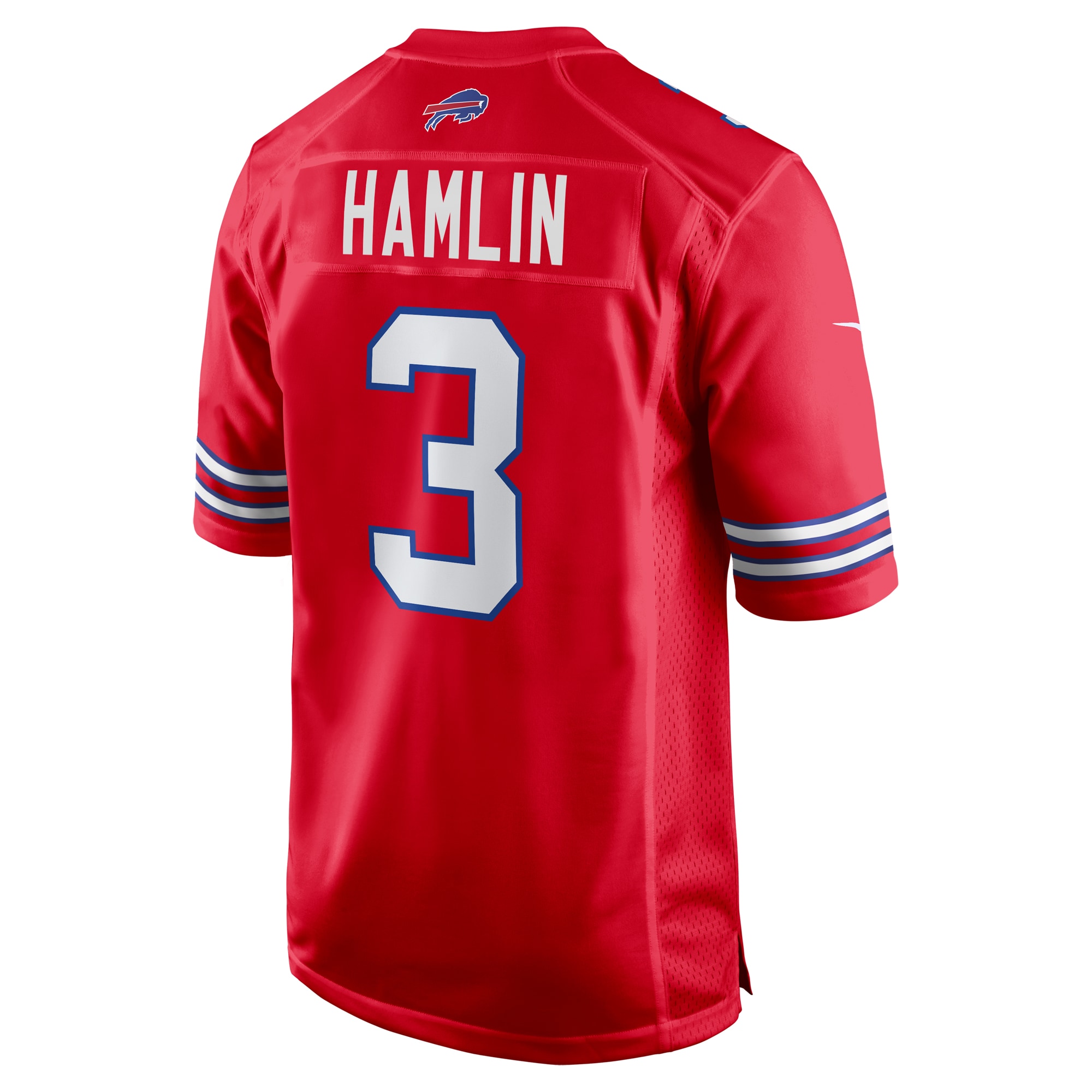 Damar Hamlin Buffalo Bills Nike Alternate Game Jersey Red - Image 3