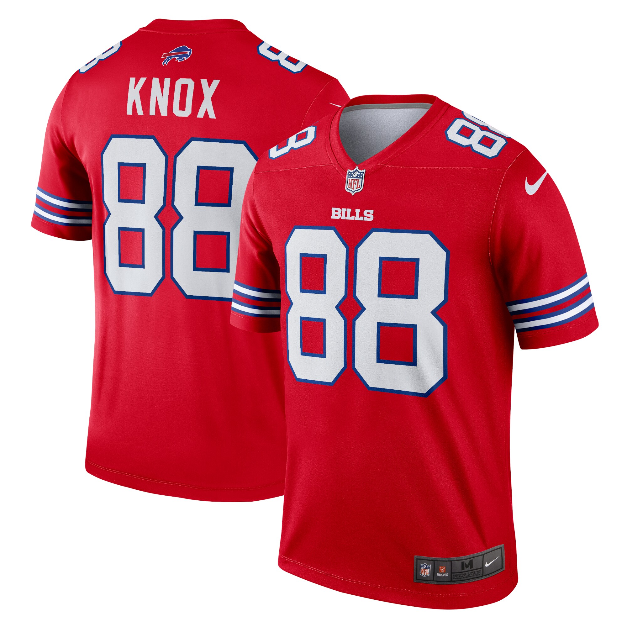 Dawson Knox Buffalo Bills Nike Alternate Legend Player Performance Top Red