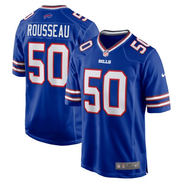 Gregory Rousseau Buffalo Bills Nike Game Player Jersey Royal
