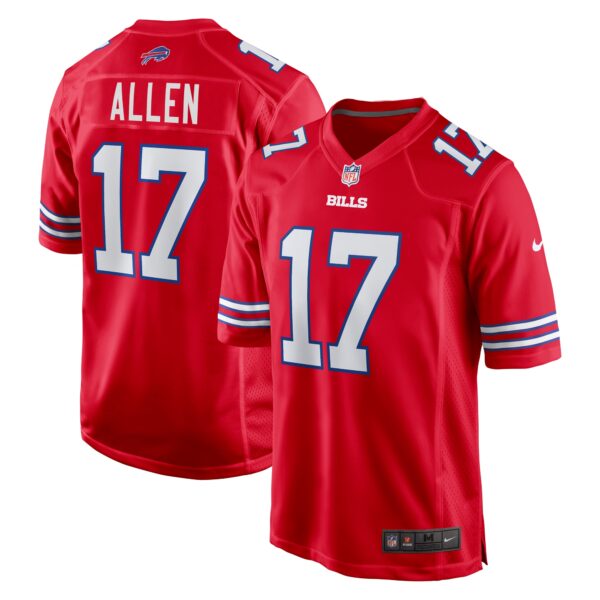 Josh Allen Buffalo Bills Nike Alternate Game Jersey Red