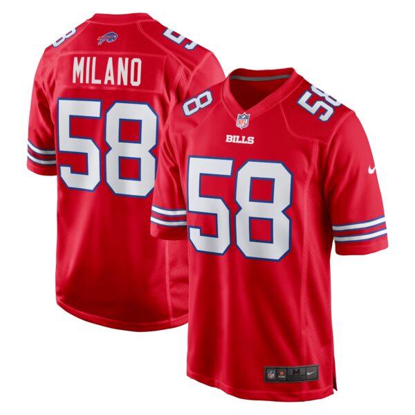 Matt Milano Buffalo Bills Nike Alternate Game Jersey Red