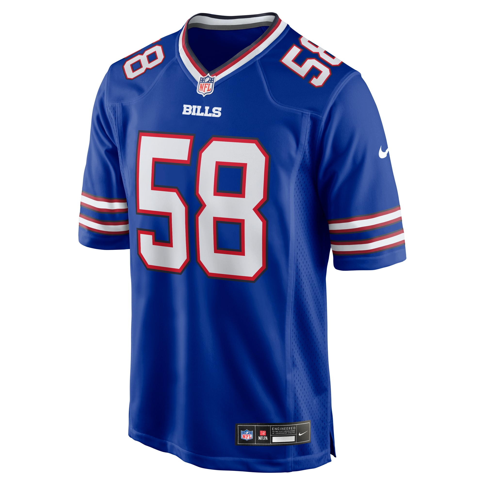 Matt Milano Buffalo Bills Nike Game Player Jersey Royal - Image 2