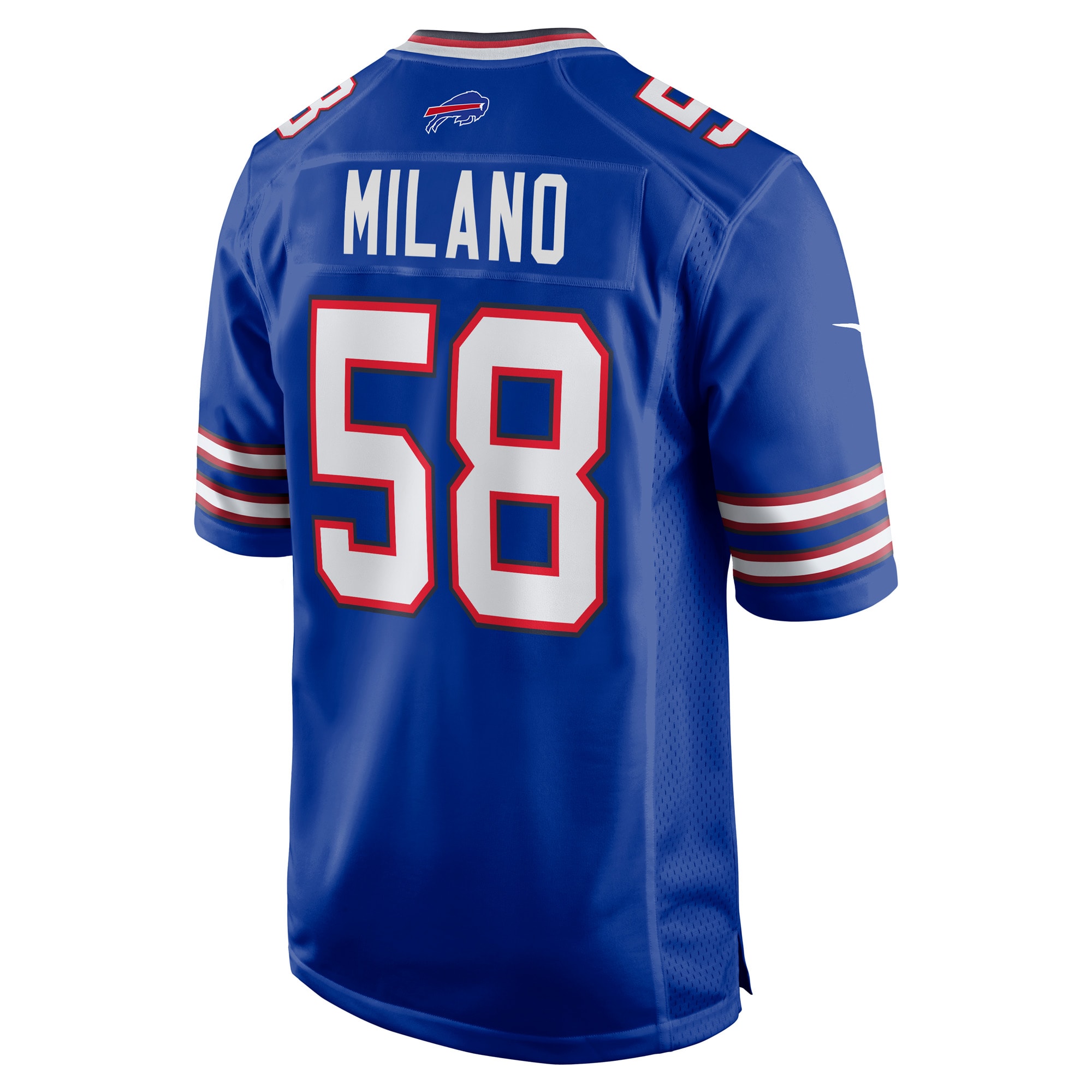 Matt Milano Buffalo Bills Nike Game Player Jersey Royal - Image 3