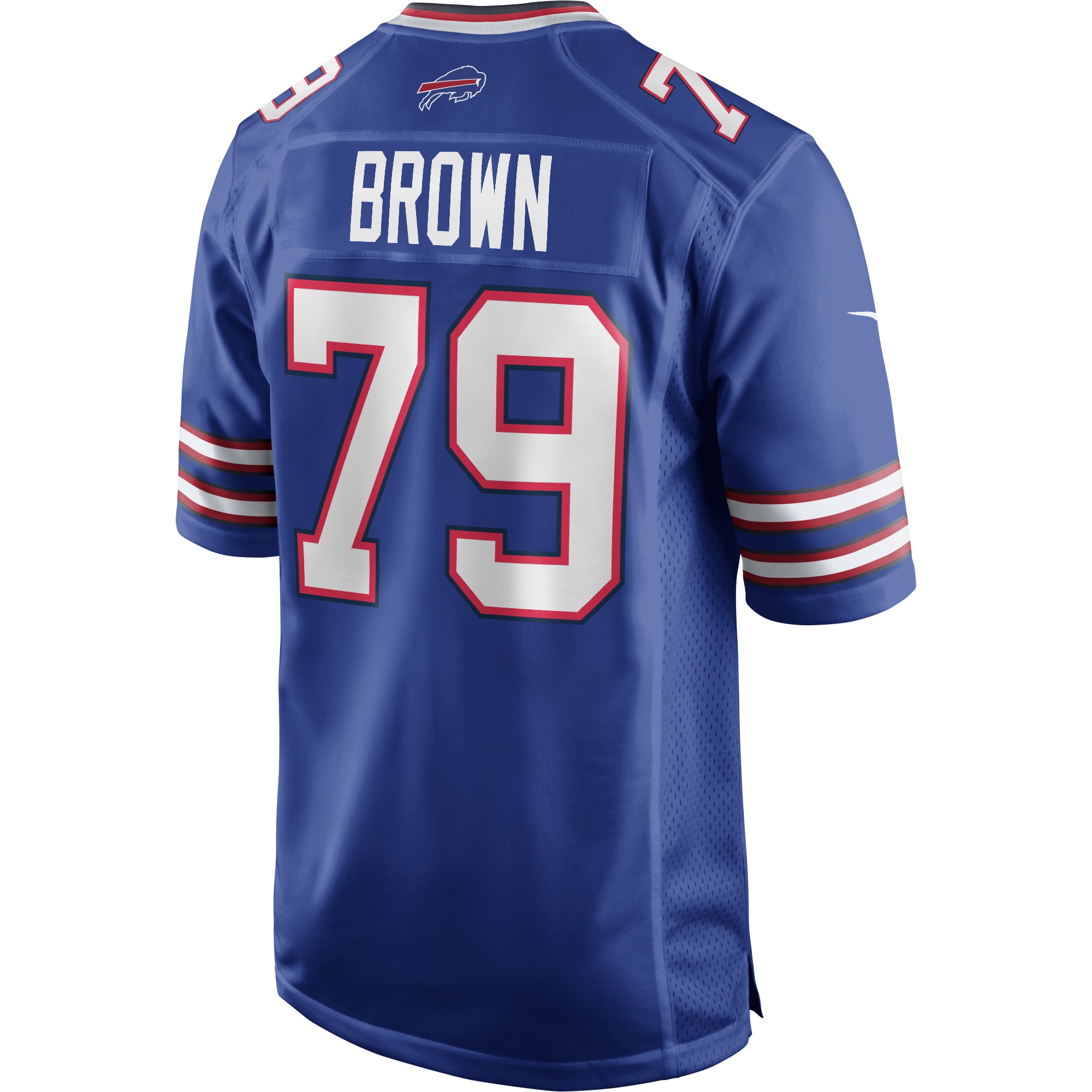 Ruben Brown Buffalo Bills Nike Game Retired Player Jersey Royal - Image 3