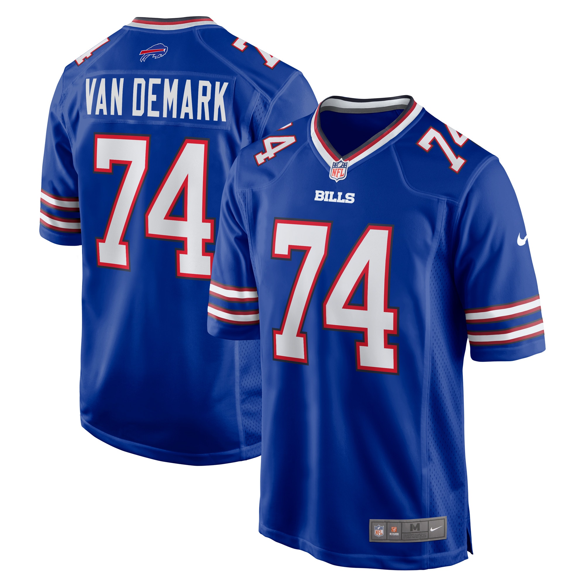 Ryan Van Demark Buffalo Bills Nike Game Player Jersey Royal
