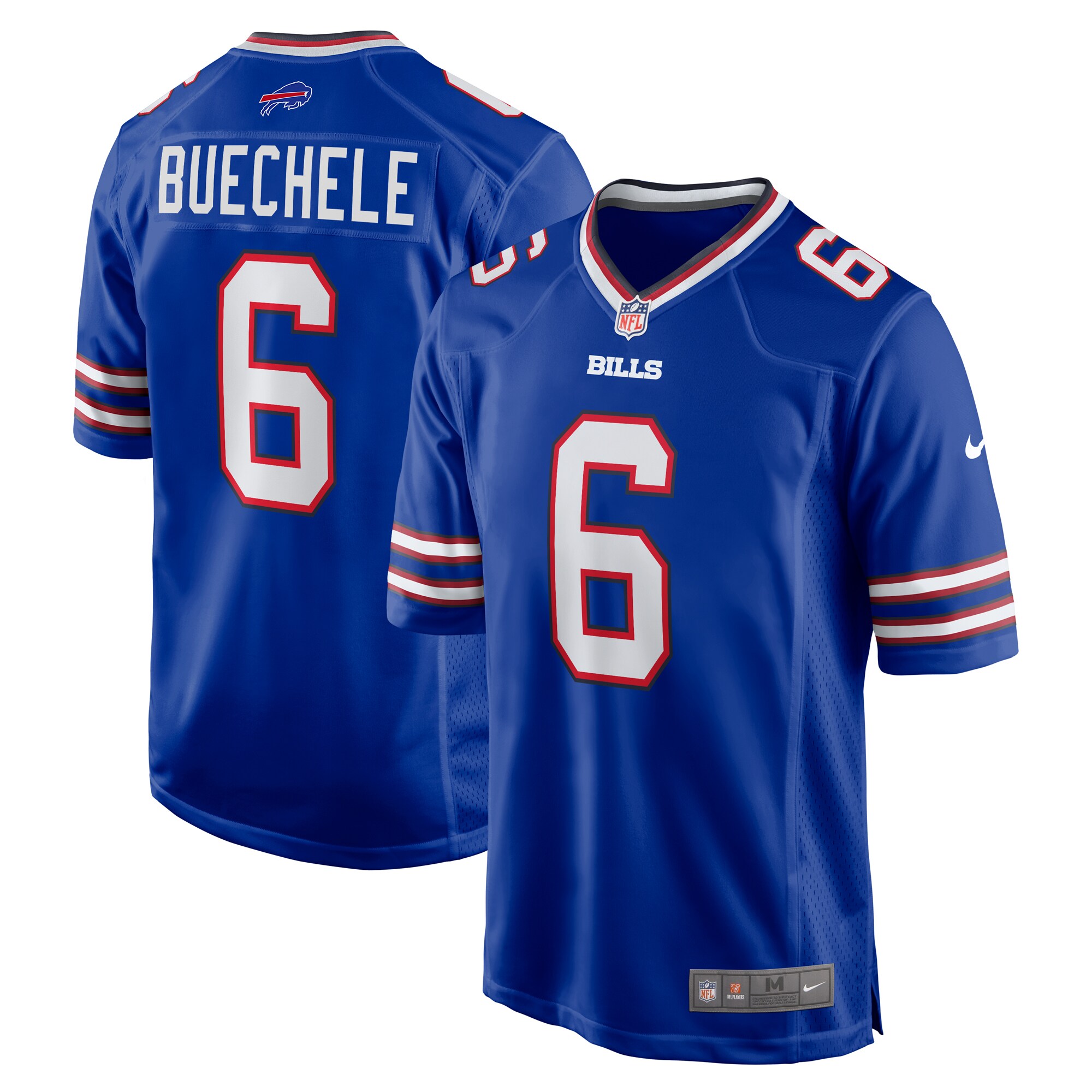 Shane Buechele Buffalo Bills Nike Team Game Jersey Royal
