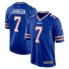 Taron Johnson Buffalo Bills Nike Game Jersey Royal