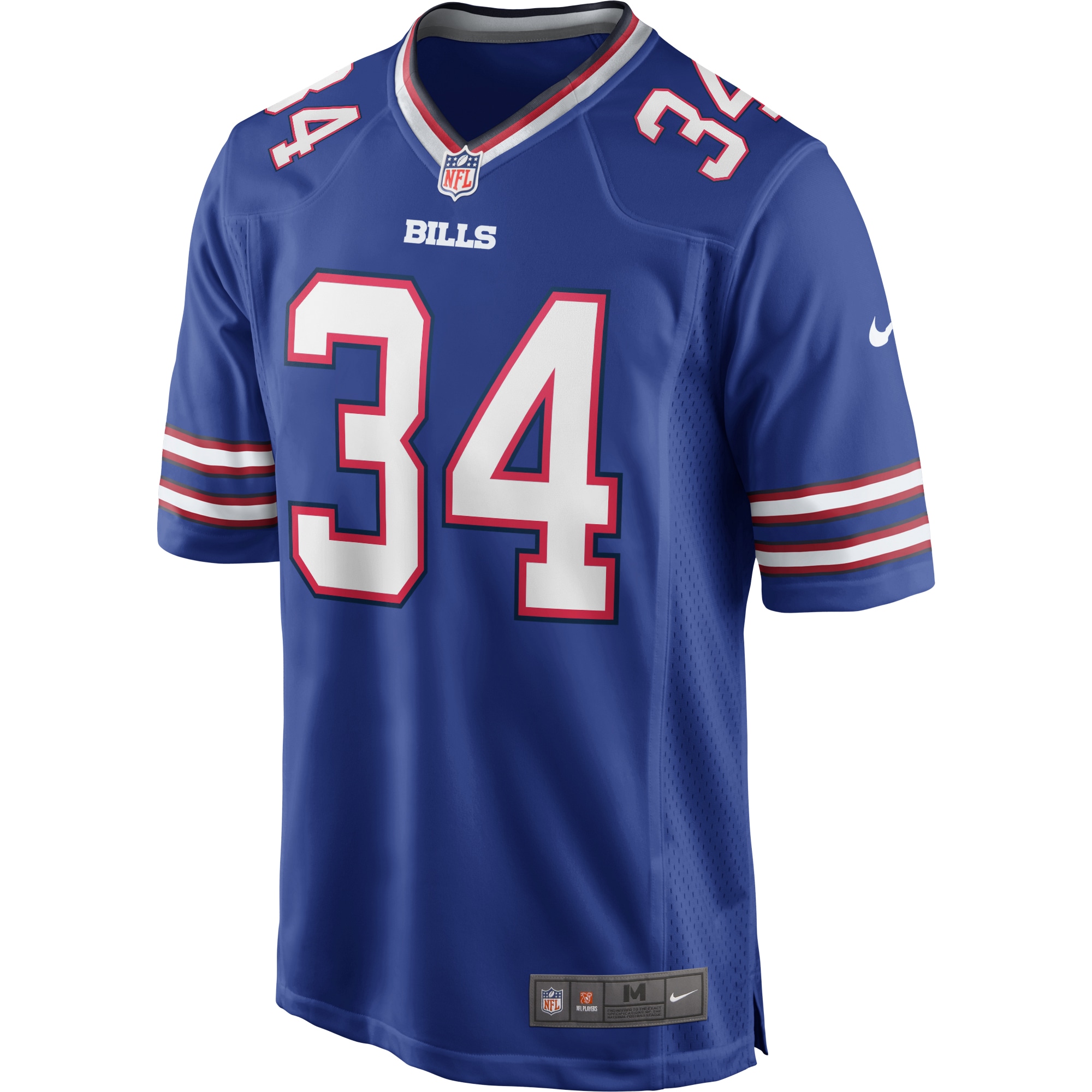 Thurman Thomas Buffalo Bills Nike Game Retired Player Jersey Royal - Image 2