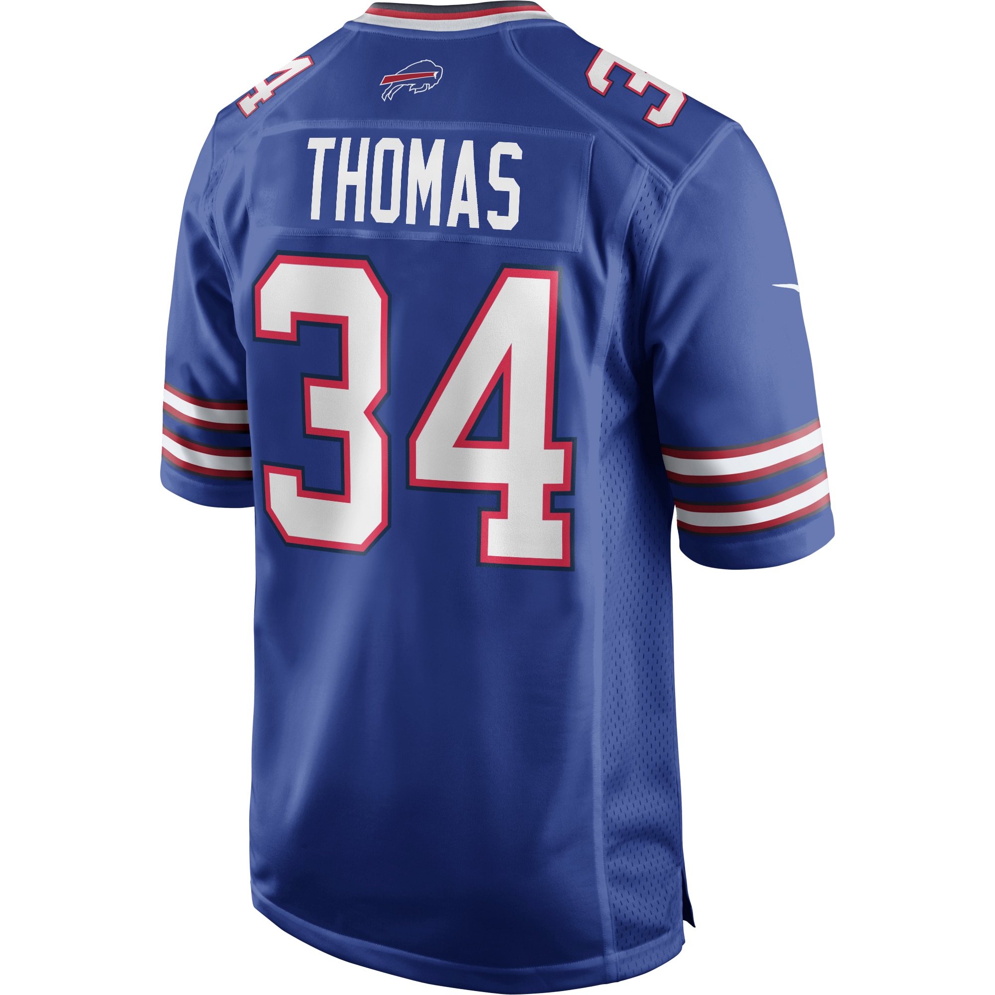 Thurman Thomas Buffalo Bills Nike Game Retired Player Jersey Royal - Image 3