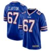 Travis Clayton Buffalo Bills Nike Game Jersey Royal