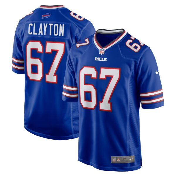 Travis Clayton Buffalo Bills Nike Game Jersey Royal