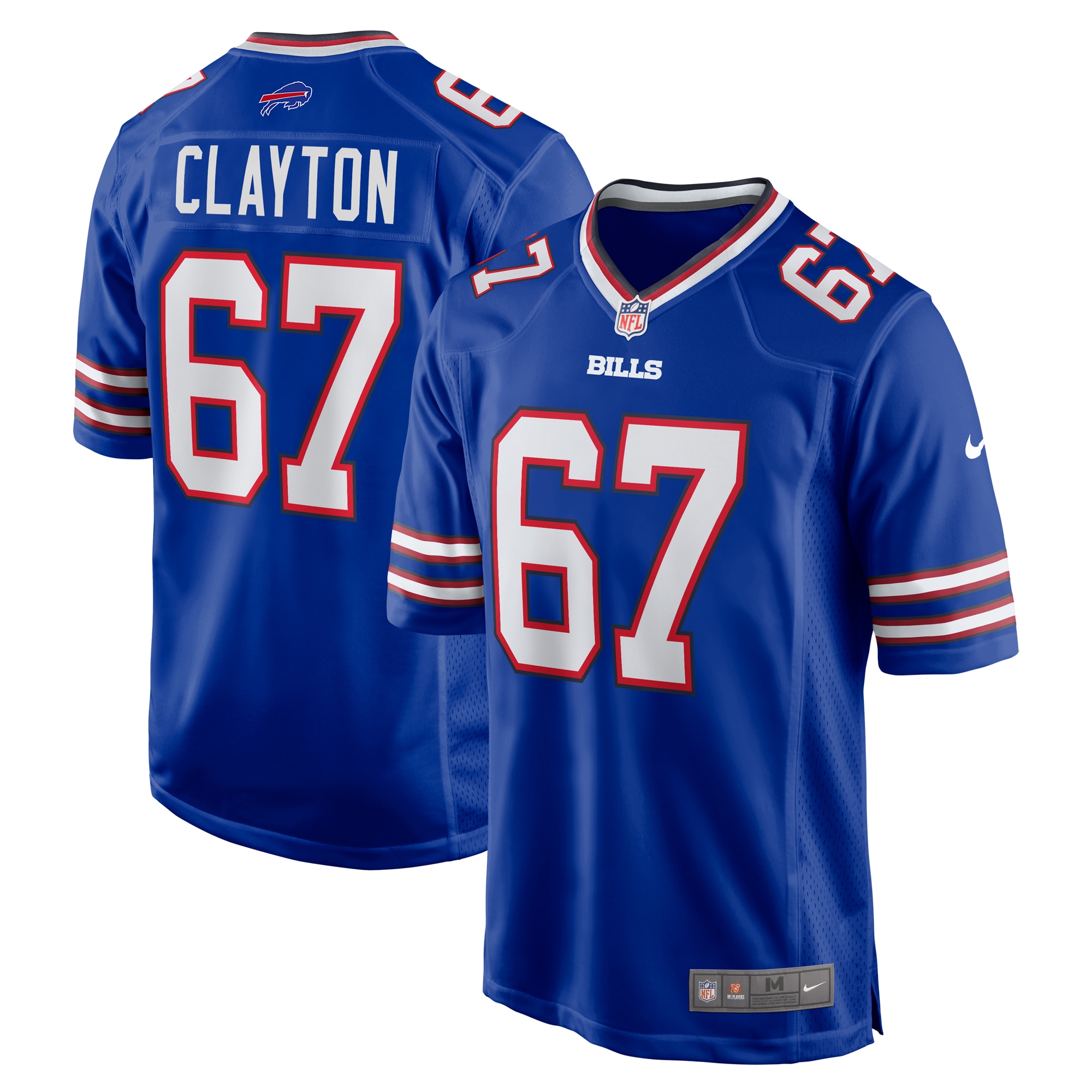 Travis Clayton Buffalo Bills Nike Game Jersey Royal